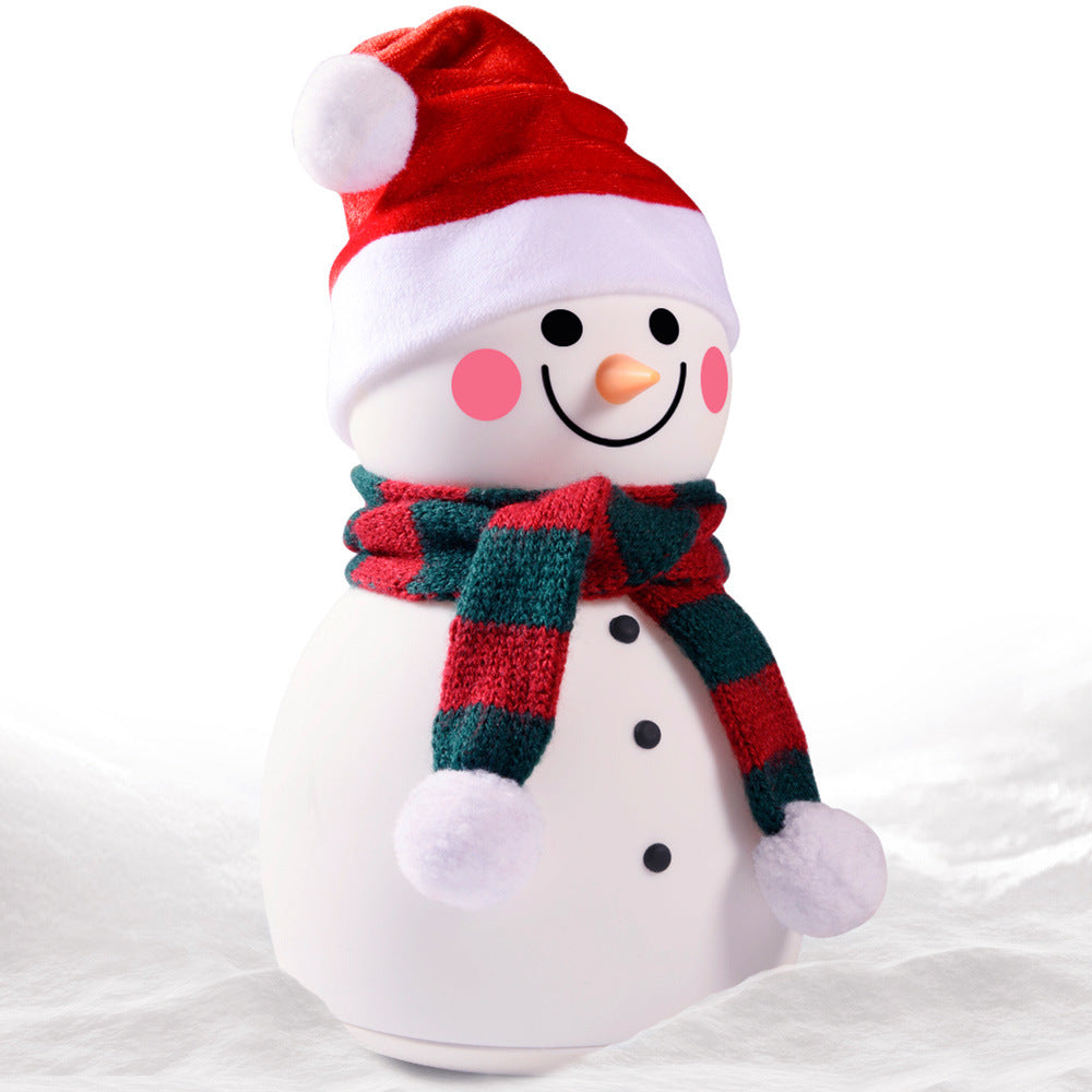 Christmas Snowman Music Night Light