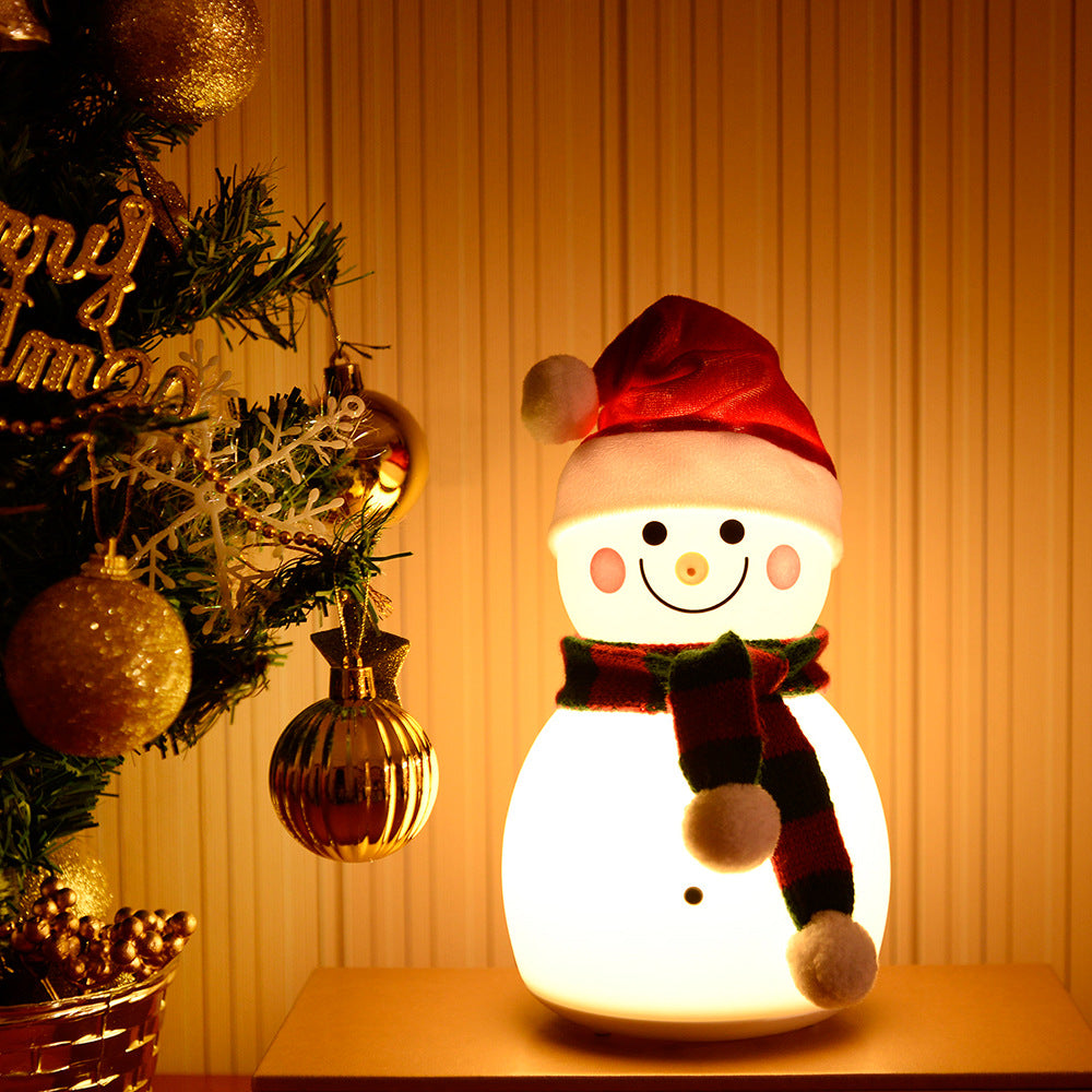 Christmas Snowman Music Night Light