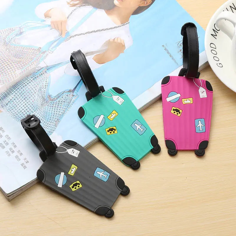 Fashion Silicone Luggage Tags